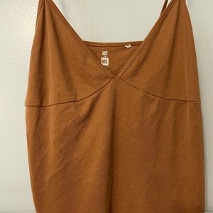 me to we brown tank/ size L